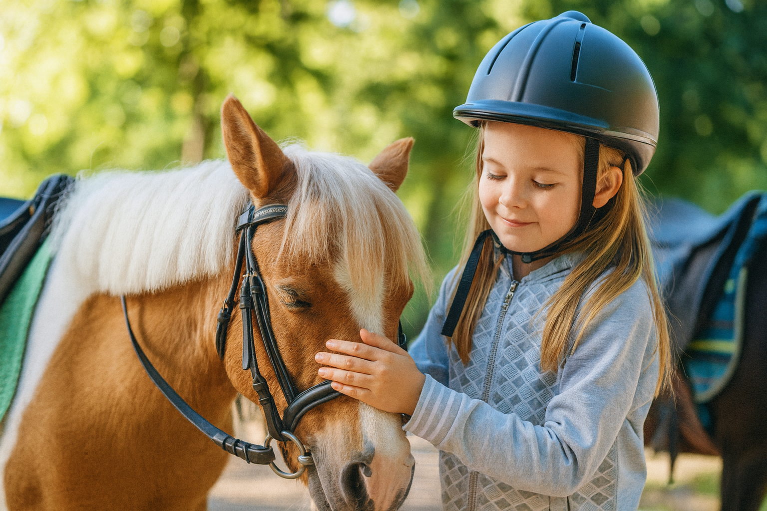 Mini amazonas con estilo: la colección que conquista la hípica infantil