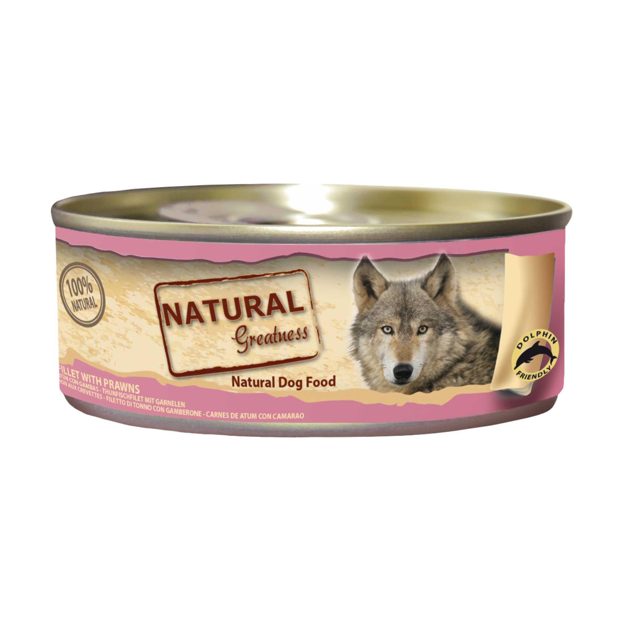 Natural Greatness – Filete de Atún y Gambas | Comida húmeda natural para perros
