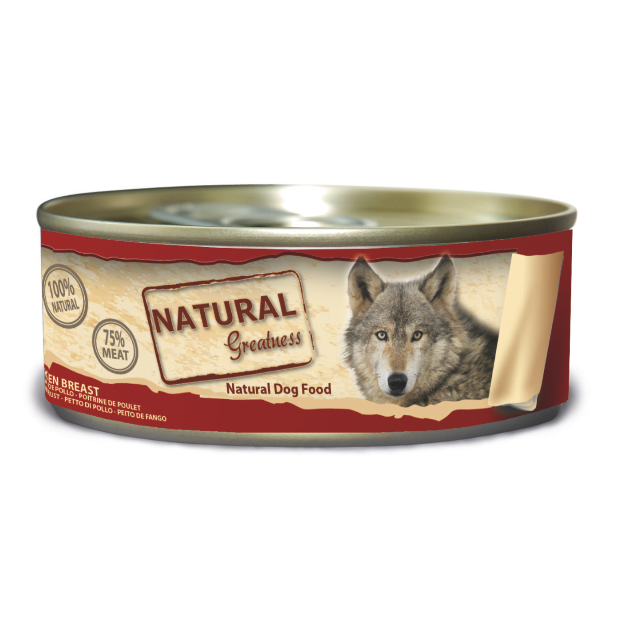 Natural Greatness – Pechuga de Pollo | Comida húmeda natural para perros