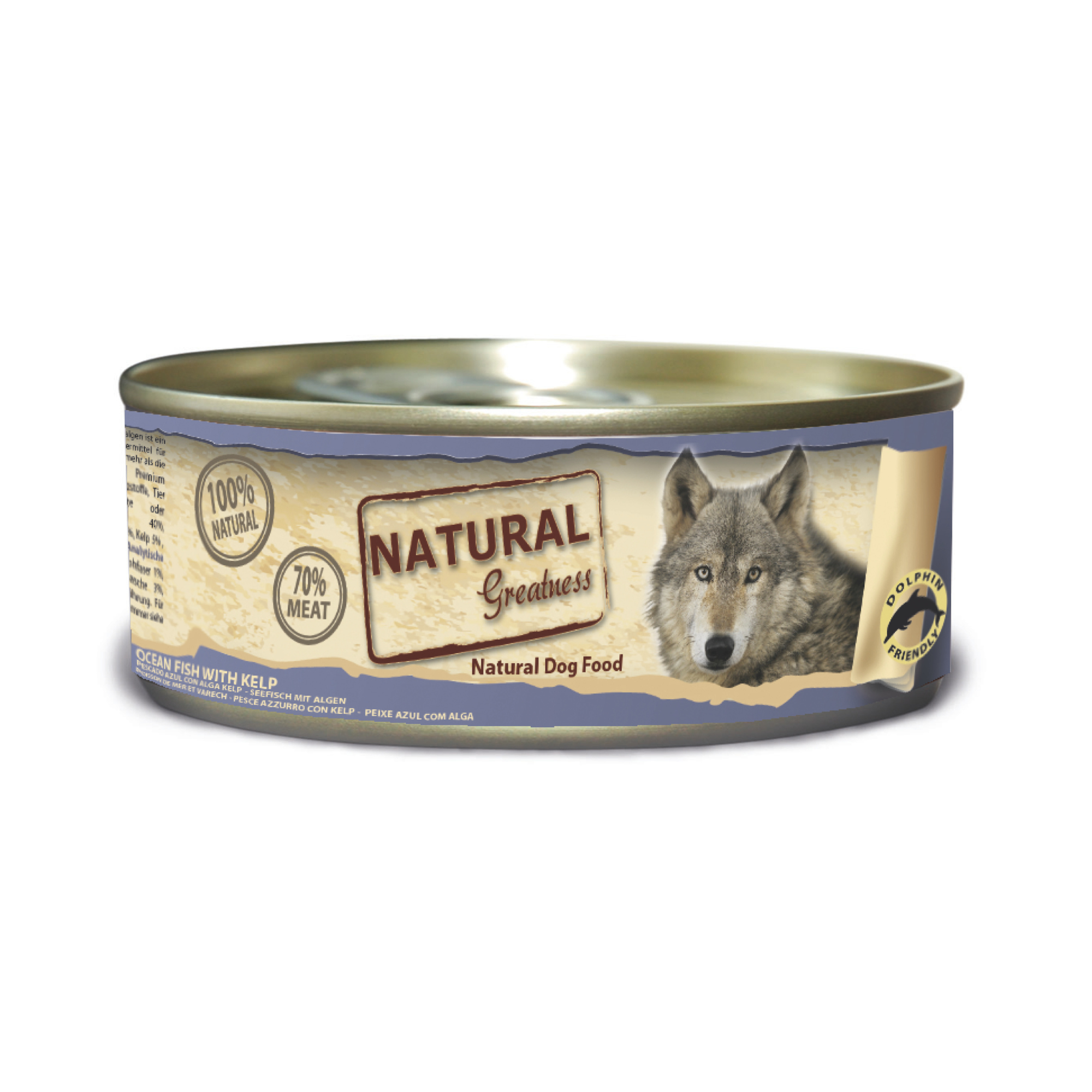 Natural Greatness – Pescado de Mar con Kelp | Comida húmeda natural para perros