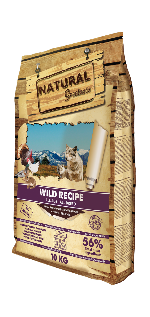Natural Greatness – Receta Salvaje (Wild Recipe) | Pienso natural ultra premium sin cereales para perros