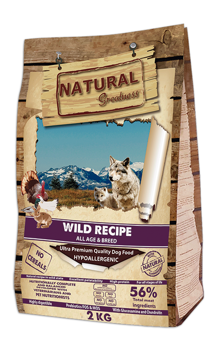 Natural Greatness – Receta Salvaje (Wild Recipe) | Pienso natural ultra premium sin cereales para perros
